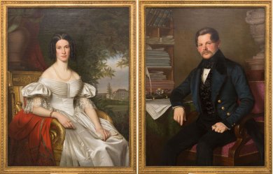 Viktorine und Graf Theobald Butler von Haimhausen